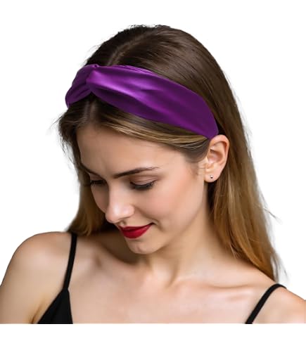 Amazon.com: Nochka Fashion Silk Headband – 100% Mulberry  display picture 3