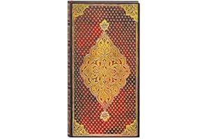 Golden Trefoil Slim Lined Hardcover Journal, 176pg, 85GSM by Paperblanks (Golden Trefoil)