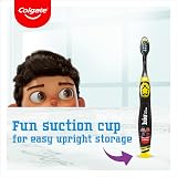Colgate Kids Toothbrush 6-9 Years Soft Bristles Suction Cup White Tips view 7