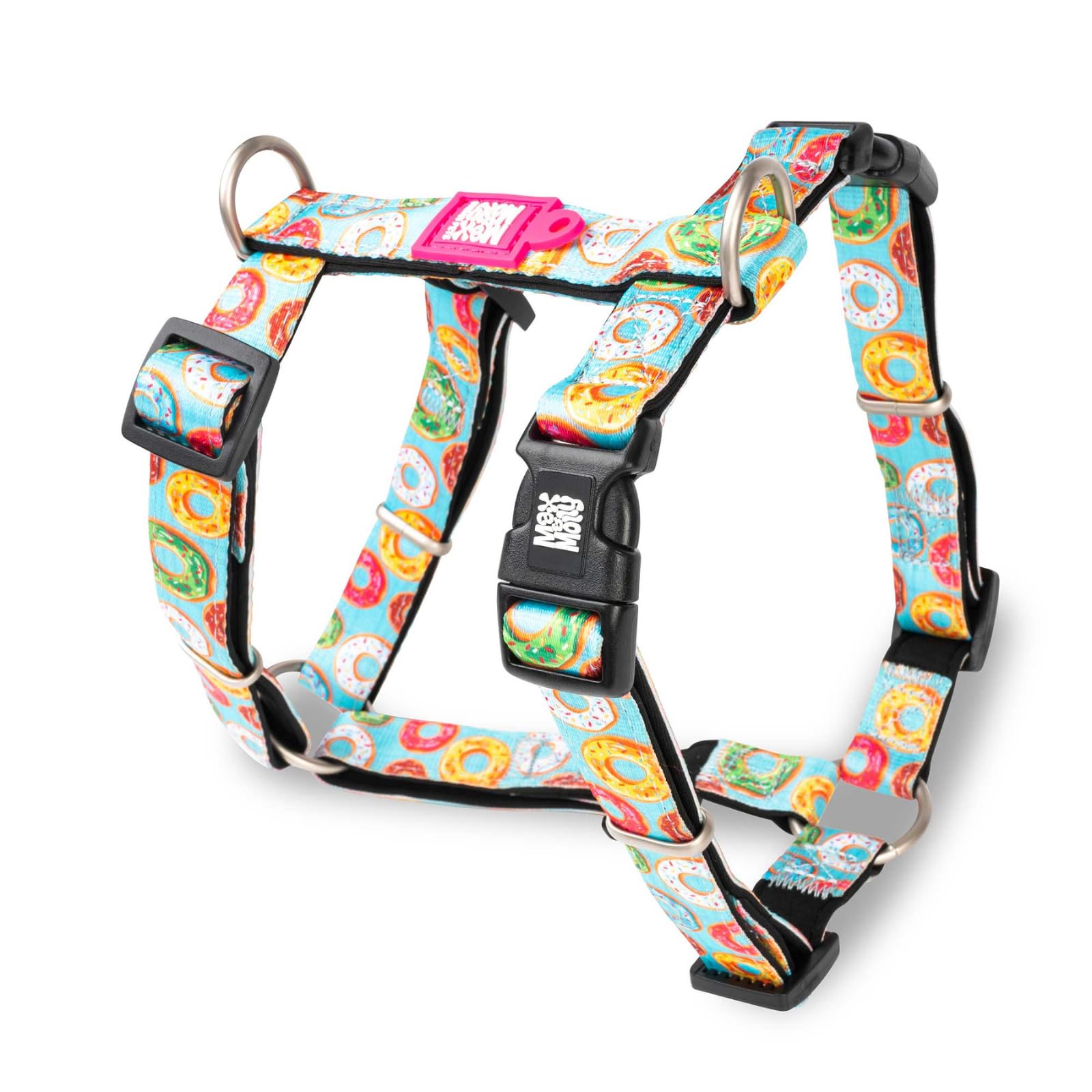 Max & Molly H Comfort Fit Dog Harness – Soft Neoprene Padding, Easy Step-In Design, Durable Metal Parts, Dual D-Rings for Enhanced Control – Perfect for Secure, Comfortable Walks