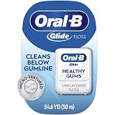 Oral-B Glide Floss Health Gums Unflavored Floss 54.6 YTD (50 m) (Pack of 1)