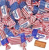 Tootsie Rolls - Patriotic Candy - Red White and Blue Candy - Bulk Candy - Perfect for Fourth of July, Independence Day, Veterans Day - 3 Pounds
