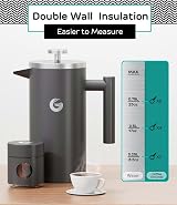 Coffee Gator 304 Stainless French Press 34 oz with 4-Level Filtration view 9