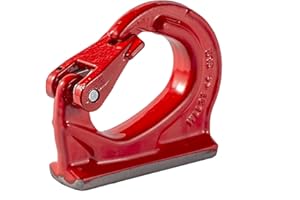 INCONTESTA 3 Ton Weld-On Anchor Hook G80, Heavy-Duty Alloy Steel Lifting Hook, 6600 Lbs Capacity, Durable Welding Hook for Wrecker Crane Tractor Tow Truck Rigging and Equipment Lifting