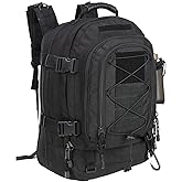 TheKidsRefined Expandable 40-64L Military Tactical Backpack 3 Day Bag Hiking Gym Sport Camping