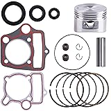 ORAEVY Piston Rings Gasket Set 52.4mm Bore