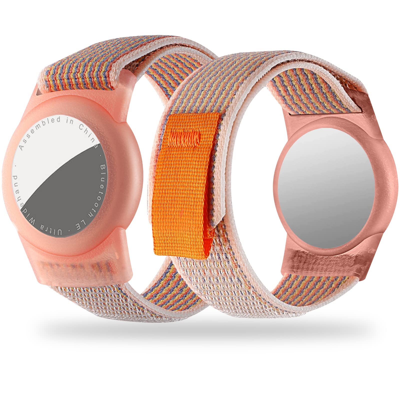 Dingfeiyu Kids Adult Wristband for Apple AirTag, Child Bracelet Adjustable GPS Tracker Watch Strap Anti Lost Holder Kids for Apple AirTag