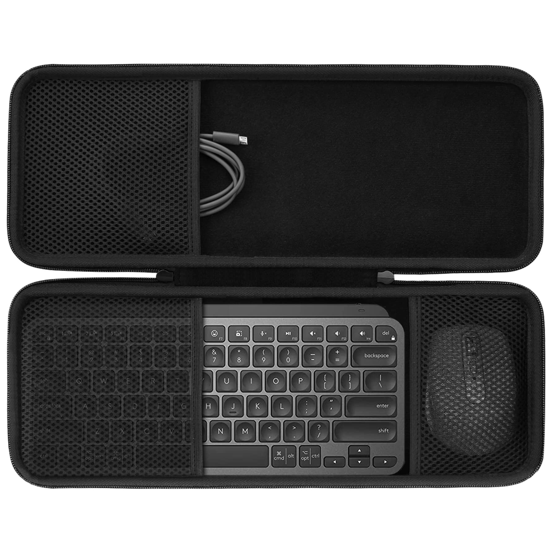 Photo 1 of co2CREA Hard Case Replacement for Logitech MX Keys Mini Advanced Wireless Illuminated Keyboard and Anywhere 3 Compact Mouse Combo