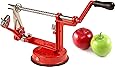 Kitchen Basics Heavy Duty Apple Peeler, Slicer and Corer, Red