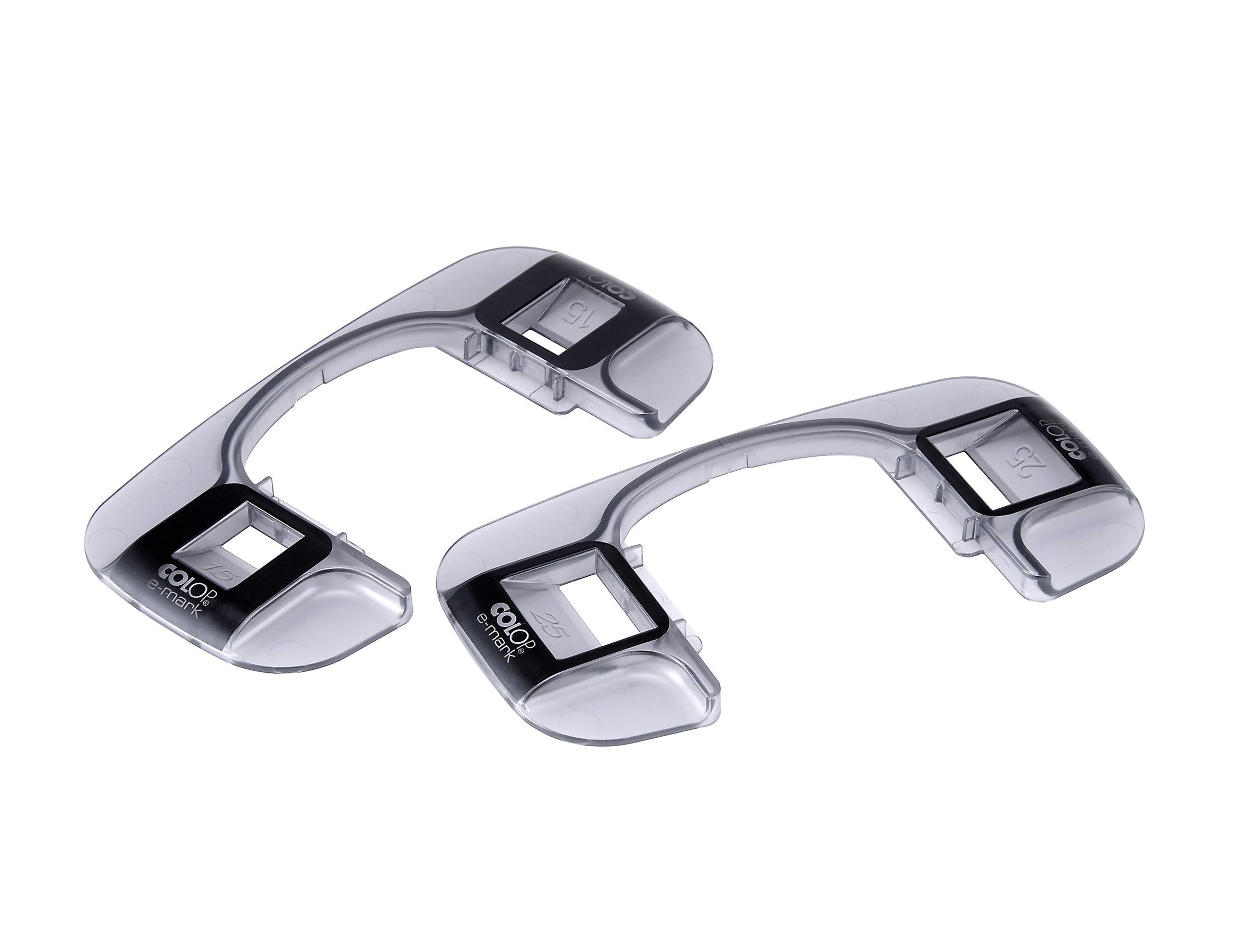 COLOP e-mark ribbon guides - pack of 2 | 154886 | Fits 15mm & 25mm ribbon | Create your own personalised ribbons in seconds