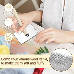 Tessco for you 2 Pcs Wool Carders, Hand Carders for