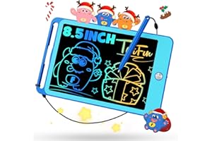 TEKFUN Kids Toys for 3+ Years Old Boys Girls Toddler, 8.5inch LCD Writing Tablet Erasable Drawing Tablet Writing Pads, Kids Travel Learning Toys Boys Girls Birthday Gifts Age 3 4 5 6 7 (Blue)