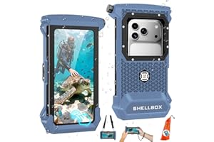 100FT/30M Scuba Diving Phone Case, Full Touchscreen Underwater Housing for iPhone 17/16/15/14/13/12 Pro Max & Samsung Galaxy 