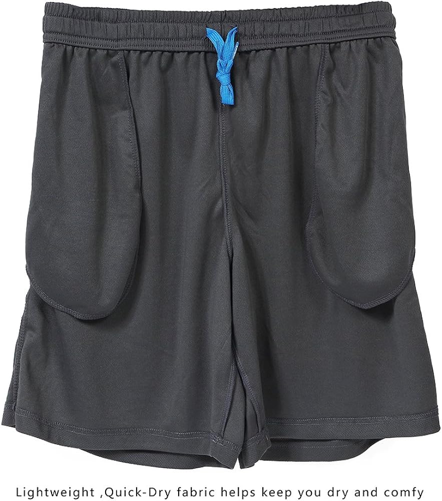 LUWELL PRO Men's 7" Running Shorts with Pockets Quick Dry Breathable Active Gym Shorts for Workout,Training,Jogging: Clothing