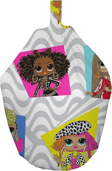 L O L Suprise Official Beanbag Chair Officially Licensed Buzz Grey Design Perfect For Any Kids Bedroom Or Playroom Amazon Co Uk Kitchen Home