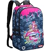 UNIKER Backpack for Girls,Graffiti Backpack for women,School Backpack for Girls, Laptop Backpack for 15.6 Inch,College Bag Computer Bag Pink, 20L