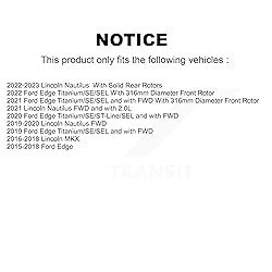 SIM Front Rear Semi-Metallic Brake Pads Kit