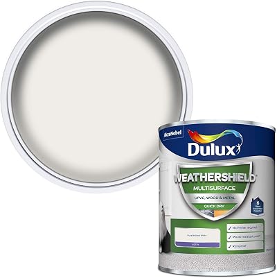 Dulux Weather Shield Multi-Surface Quick Dry Satin Paint 750 ml Pure Brilliant
