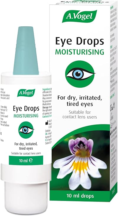 A.Vogel Moisturising Eye Drops 10ml Eyewear Euphrasia Hyaluronic Acid