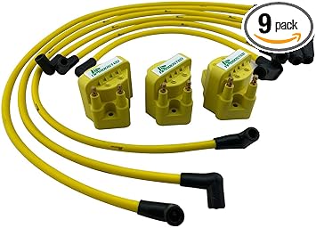 Amazon Com 1996 2008 3 8l V6 3800 Hi Voltage Coil Packs 10mm Performance Spark Plug Wires Automotive