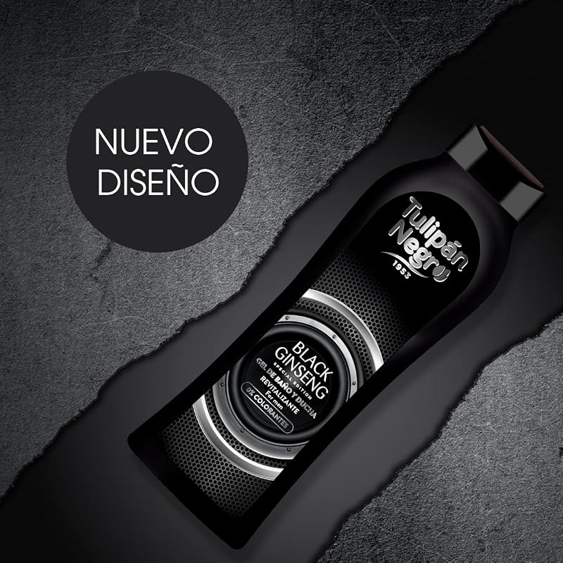 Tulipán Negro Gel de Baño Black Ginseng, 650 ml