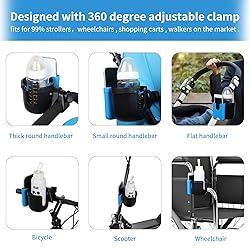 Accmor Stroller Cup Holder with Phone Holder, Bike