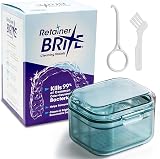 UK BEST BRANDS Retainer Brite Cleaning Kit 96 Tablets Case Blue view 1