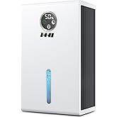 HHI Dehumidifier for Home, 65 Oz Capacity, Coverage Area 450 Sq. Ft, Auto Shut Off Function, Ultra Quiet Small Dehumidifier f