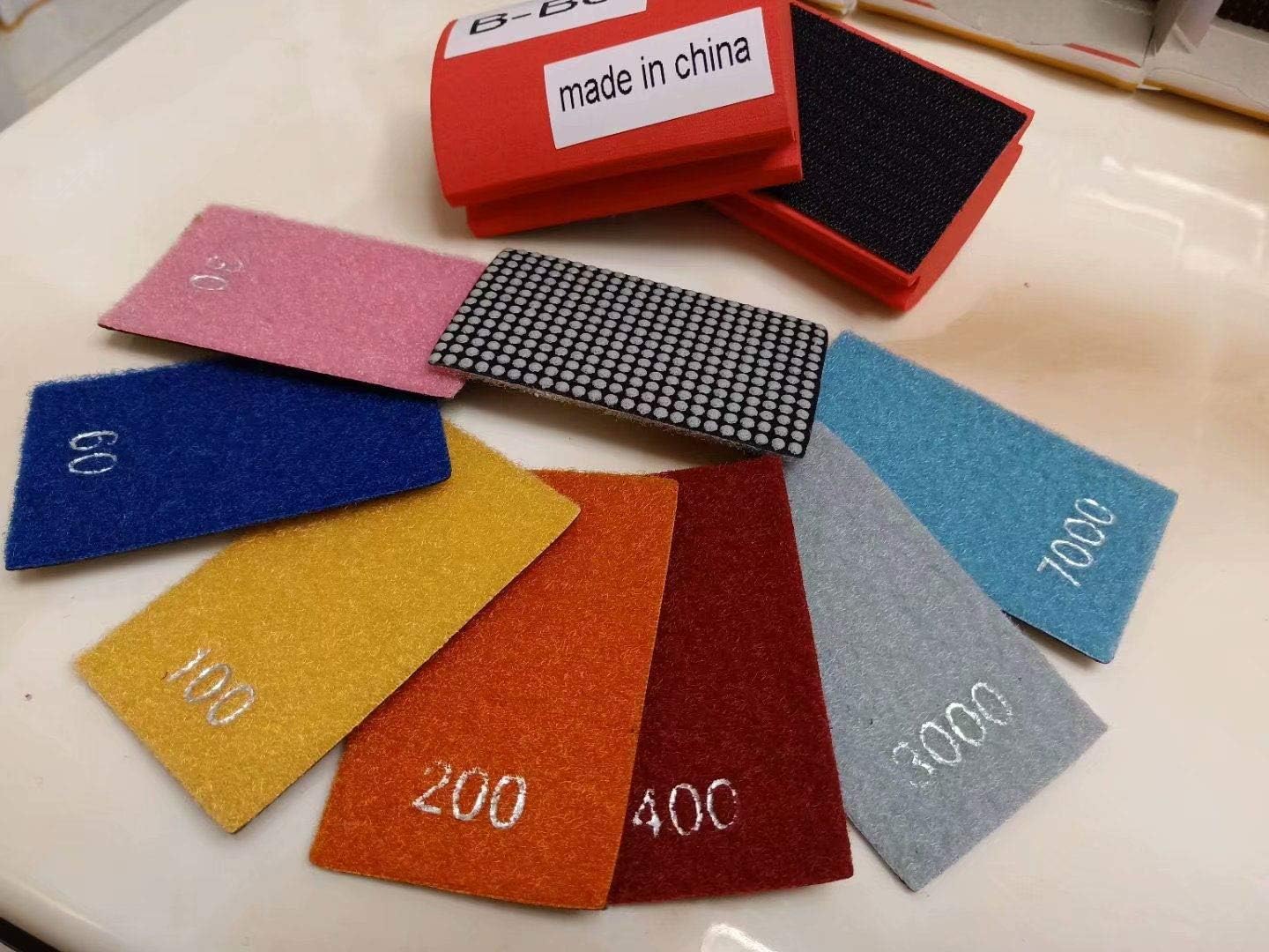 Diamond Hand Polishing Pad Sanding Block 18 2 For Granite Ceramic