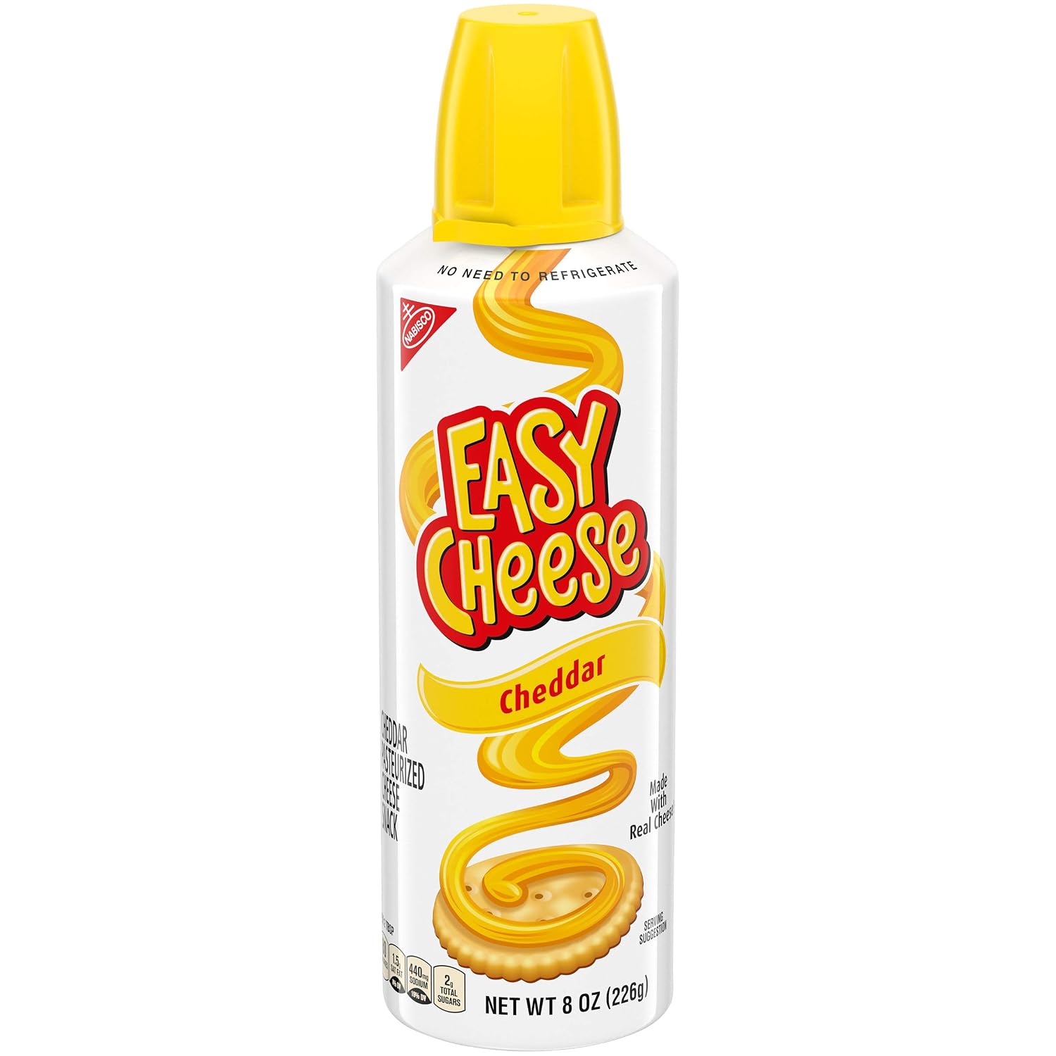 Nabisco Easy Cheese, cheddar Cheese snack (044000045517)