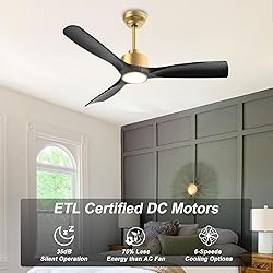 OFANTOP 52 Inch ETL Listed Quiet DC Motor High CFM