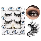 DYSILK 3D Mink Fake Eyelashes Fluffy Ffalse Eyelashes Natural Look Eyelashes Han
