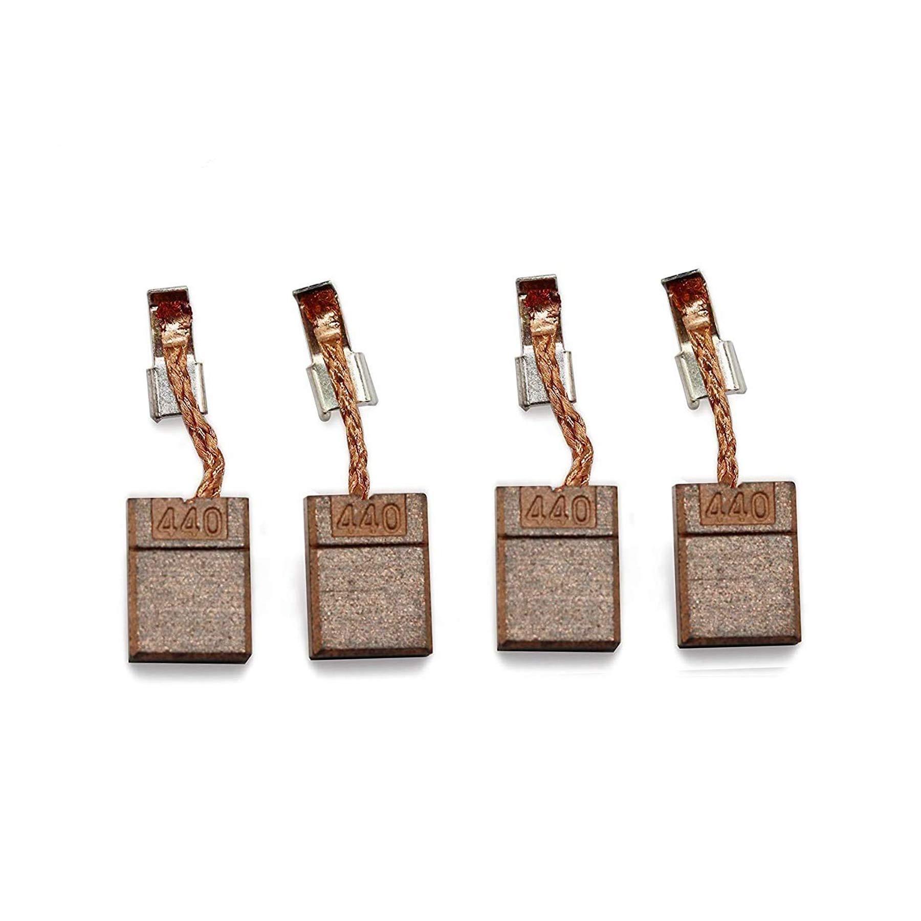 4 PCS CB440 Carbon Motor Brushes Compatible CB-440 / CB-448 / CB-436/195021-6/194427-5/194159-4, Replacement Part for Electric Tools