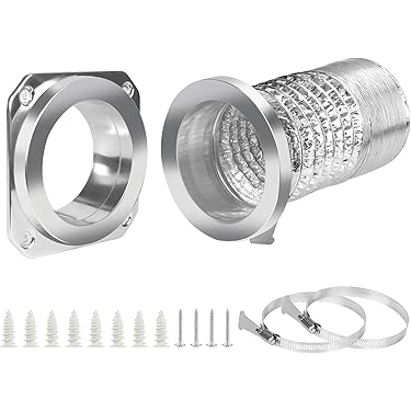 Spares2go Universal Tuble Dryer Extra Long 10 Vent Hose Pipe (4