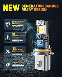 Termitor Upgraded 9007/HB5 Light Bulbs, 50,000LM