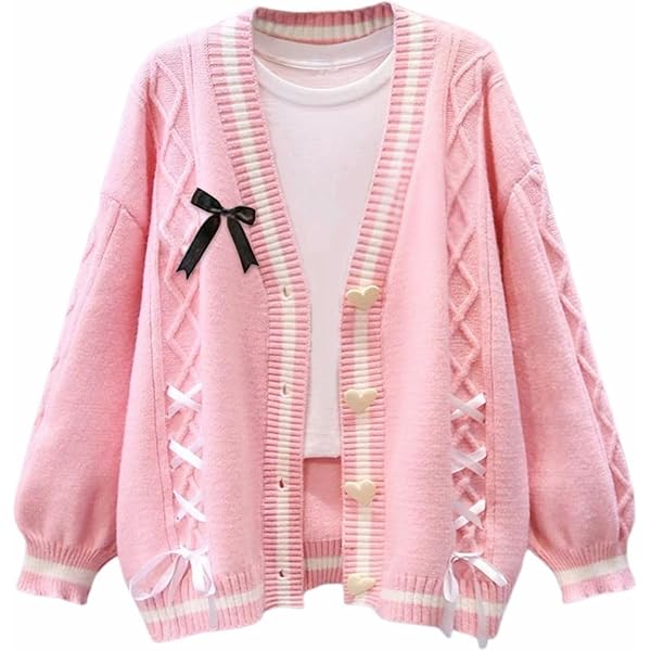 épine ribbon piping cardigan pink epine épine ribbon piping cardigan pink