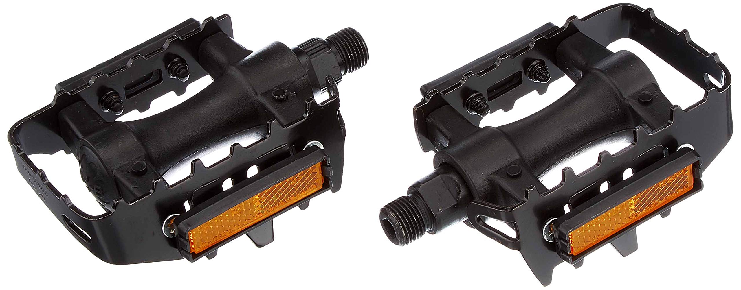 Fischer Bicycle Pedals, MTB Made of Aluminium Pedals, Mountain Bike, Reflectors