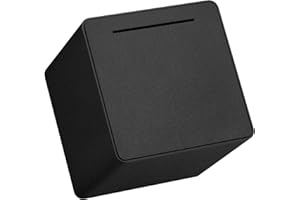 hizgo Adults Assembly Piggy Bank, 6" Large Piggy Bank for Adults/Kids Must Break to Open, Unopenable Money Saving Box for 2025 Cash Saving (Black)