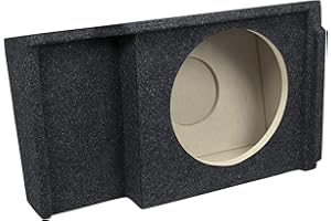 Atrend Bbox Single Sealed 10 Inch Subwoofer Enclosure - Accu-Tuned Sealed Subwoofer Boxes - Subwoofer Box Improves Audio Quality, Sound & Bass - Fits 1999-2007 Chevrolet/GMC Silverado/Sierra Extended Cab