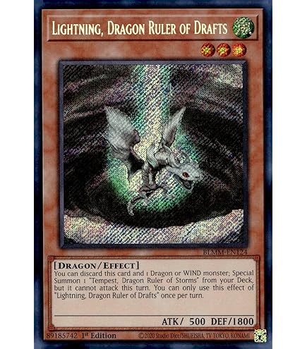 遊戯王OCG Tempest, Dragon Ruler of Storms Amazon.com: Tempest, Dragon Ruler of Storms (Secret Rare) - RA03