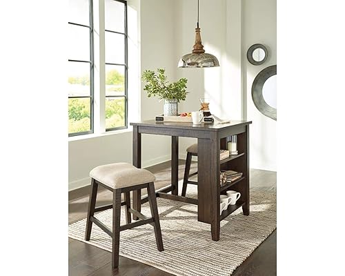 Signature Design by Ashley Rokane Counter Height Table & Bar Stools