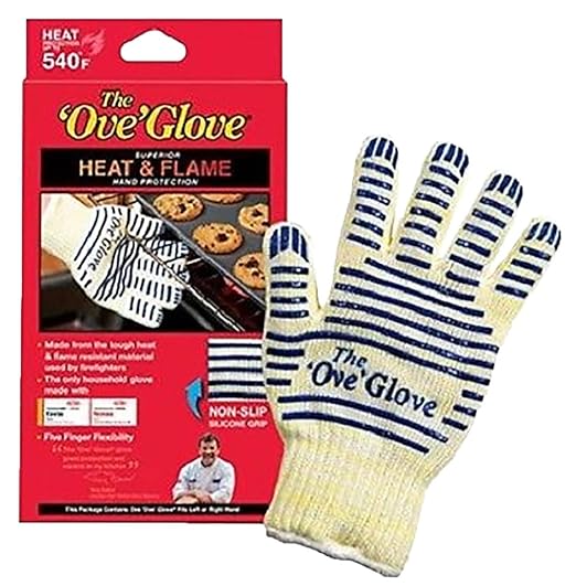The Ove Glove Upto 540f Heat Protection NonSlip Surface Washable