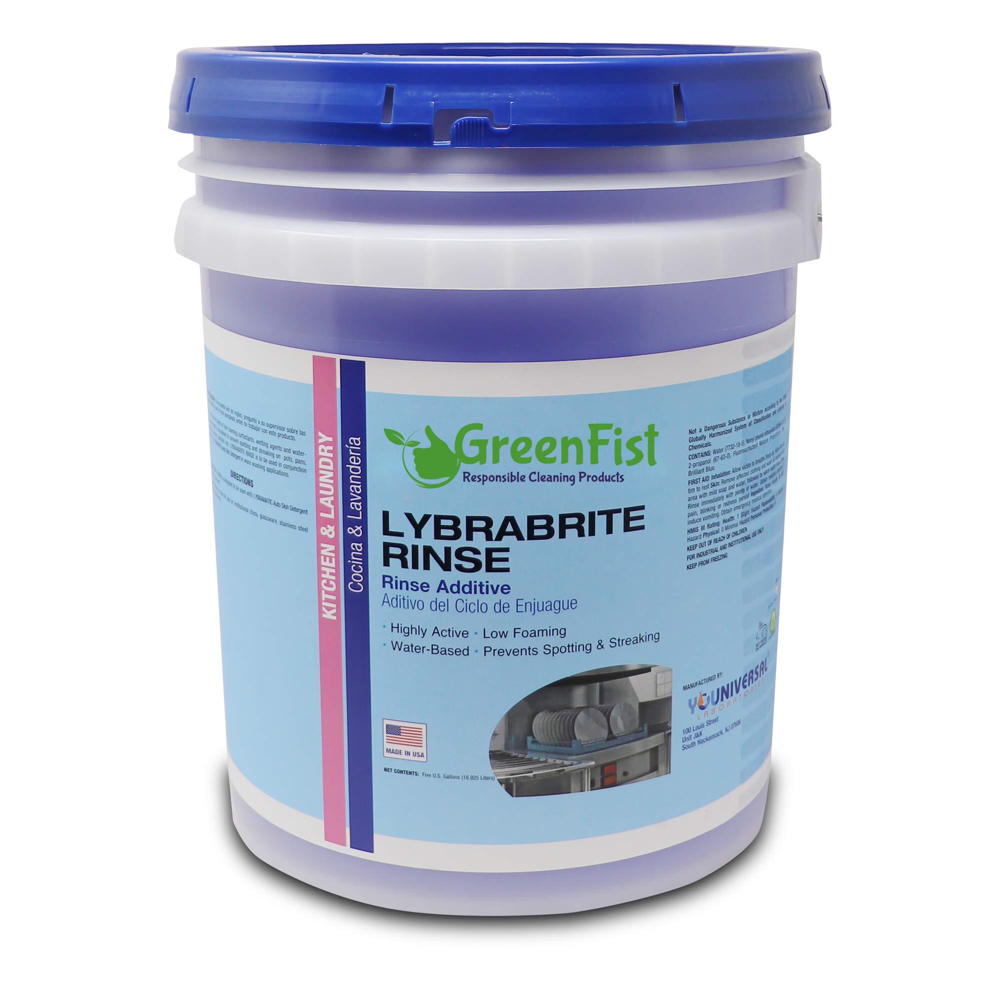 Lybrabrite Commercial Dishwasher Rinse Additive Aid & Agent [Readyto