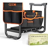 CZZXI Garden Kneeler and Seat, Wider and Thicker Kneeling Pad | Heavy Duty Gardening Stool with Gardening Tool Pouch and Bag, Garden Bench/Chair Gifts for Women, Seniors