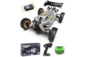 RIAARIO 1:14 RTR Brushless Fast RC Cars for Adults with Independent ESC, Max 63mph Hobby Off-Road RC Trucks, RC Monster Trucks with Carbon Fiber Chassis, Oil Filled Shocks Remote Control Car for Boys