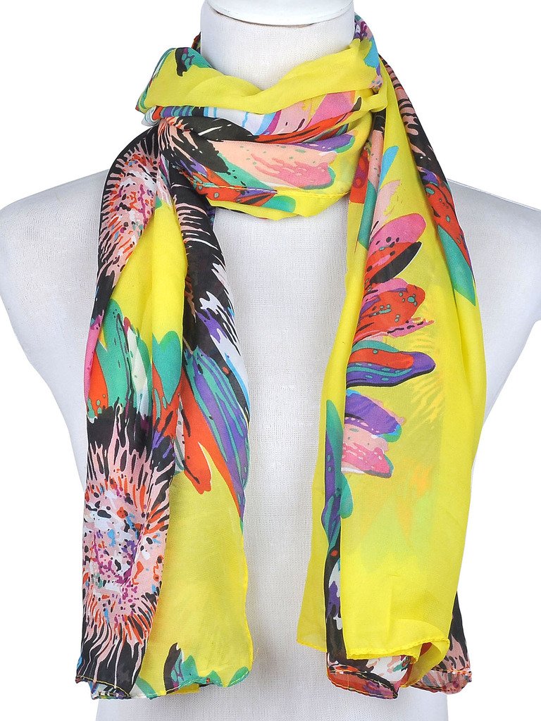 Faleto Womens Chiffon Cover Up Bathing Suit Pareo Sarong Swimwear