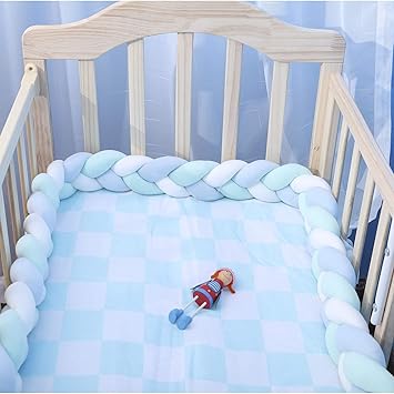 braided crib bumper amazon