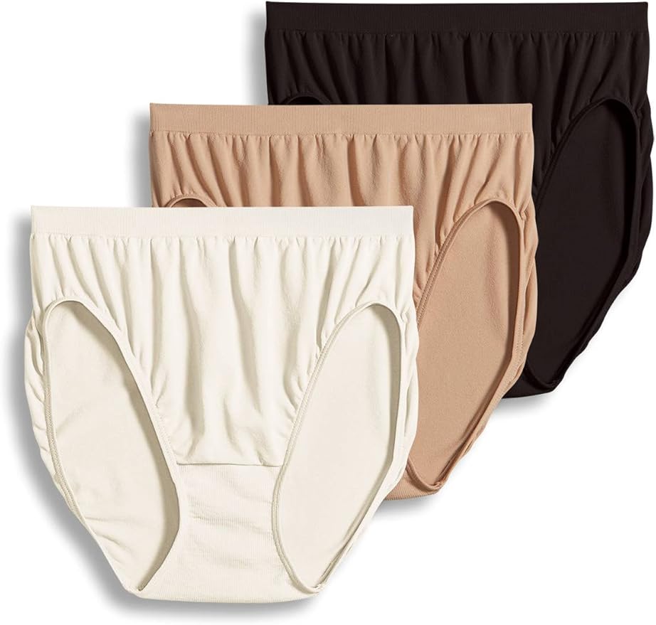 Jockey Women's Underwear Comfies Microfiber French Cut 3 Pack Amazon