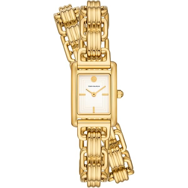 Amazon.com: Tory Burch TBW7257 Cream Dial Gold Tone