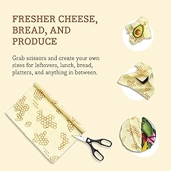Bee's Wrap Beeswax Wraps for Food - Honeycomb Cut